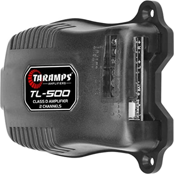 Taramps TL-500 2x50 Watts-RMS Mini Compact Car Amplifier Full Range 2-Channels Class-D 2-ohm Stable
