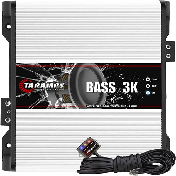 Taramps BASS 3K 1 Ohm 3000 Watts Class D Mono Amplifier