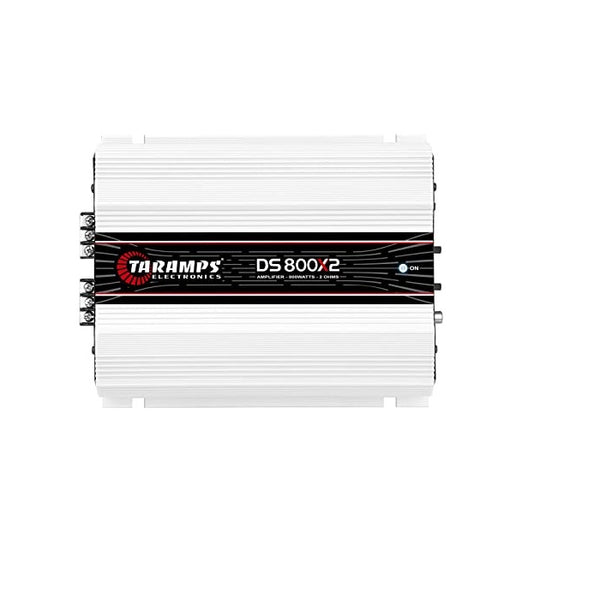 Taramps TARA-900714 DS 800x2 2 Ohms 2 Channels 800 Watts Car Audio Stereo Speakers Subwoofers System Amplifier, White