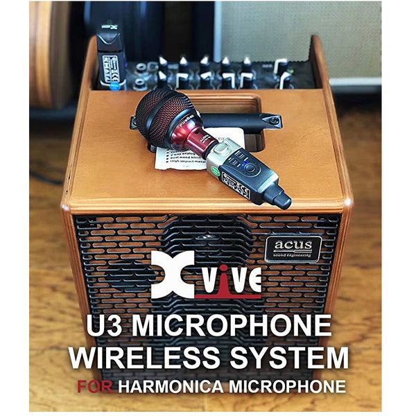 Xvive U3 Wireless Microphone System, Black