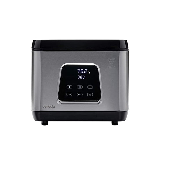 Sous Vide Water Oven by Vesta Precision - Perfecta | Powerful Pump Design | Accurate, Stable Temperature Control | Wi-Fi App Control | Touch Panel | Water Level Protection System | 650 Watts