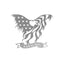 Precision Metal Art Laser Cut American Eagle Steel Wall Art with ‘in God We Trust’ Banner – 30” Patriotic 3D Wall Décor for Home or Office, Ideal for Indoor or Outdoor Use