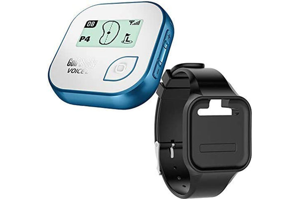 Golf Buddy Voice 2 Talking GPS (white) + Black silicon wristband