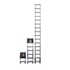 Xtend & Climb Contractor Series 155+/300 Aluminum Telescoping Extension Ladder 15.5 Ft Ladders for Home and Professional Use Folding Ladder